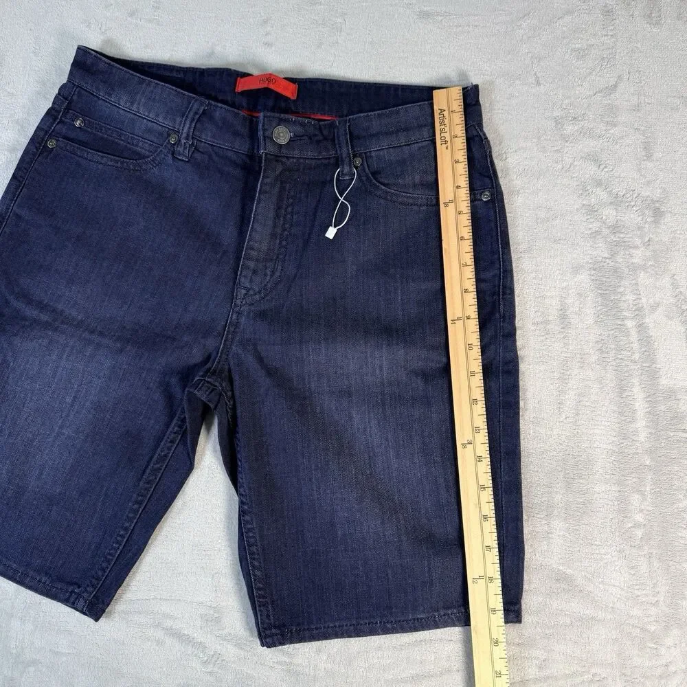 Hugo Boss Men’s Denim Shorts Size 34 Brand New - Picture 4 of 10